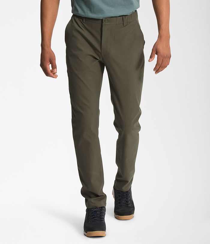 Pantalones The North Face Hombre Verde Oscuro City Estándar Slim 82051SDAR